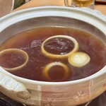 千成寿司 - 鱧しゃぶしゃぶの出汁も美味しいです