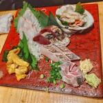 こけら - 刺盛り6点二人前3,000円税抜