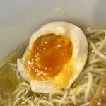 麺屋 龍壽 - 煮玉子（断面）