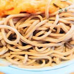 川村屋 - 田舎そばのように黒っぽい"そば"は"むらめん"製。