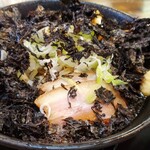 らぁめん優雅 - 冷し生姜醤油　岩海苔トッピング