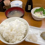 魚力 - あじなめろう・銀ダラ味噌焼定食