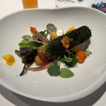 レフェルヴェソンス - 別添えのトマトとメロンのソースとのマリアージュに大感動