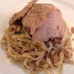 とりレバーのパスタ