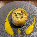 French Bistro un seul - 前菜：サーモンナッツクリーム