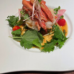 柳井 - ホタテとカニのサラダ