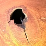 AGUNITE - 象さんを繋いでいた時の穴をそのまま残して使われているのが面白い