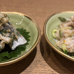なきざかな - 鰊酢漬けとタコ水晶