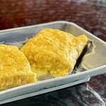岡福亭 - フワッと柔らかく、切り分けるとお出汁がジュワっと(ﾉ◕ヮ◕)ﾉ*.✧絶品の出し巻き卵です✨
