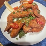 ビストロにんにくや - 手羽先の香港風？