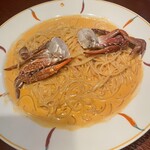 ビストロにんにくや - 渡り蟹のパスタ
