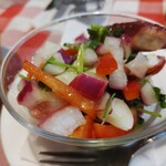 洋食とワイン kojiro - たこのマリネ メキシコ風