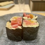 鮨 鈴木 - トロタク巻き