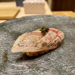 鮨 鈴木 - 鯵(鹿児島出水)