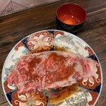 焼肉ホルモン人生大ちゃん - 神戸太田牛サーロイン大判焼き