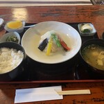 いせ源 - あんこう煮おろし御膳1800円