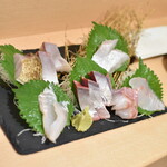 島の味処 平戸こんね - 鮮魚の刺身盛り合わせ（１人前１，５８０円・写真は２人前３，１６０円）２０２５年８月