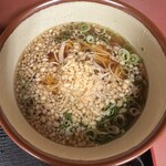 潮屋 - セットのかけ蕎麦（上）