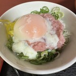 潮屋 - ネギトロ丼（斜め）
