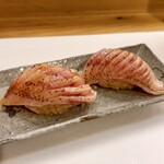 穴子料理と地酒 浅草 川井 - のどぐろの握り　五島灘産