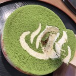 清月堂 門前通り店 - どらてぃら(抹茶)