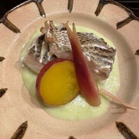 帰燕 - ⑤スズキ〜枝豆ソース〜