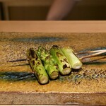 鳥匠 いし井 - アスパラガス