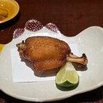 鳥匠 いし井 - 高坂鶏の手羽中のから揚げ