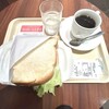 ドトールコーヒーショップ - パストラミポーク＆ポテトのサンドイッチとブレンドコーヒー・ホットのモーニングセット