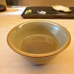 鮨 木場谷 - アワビの煮汁