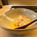 鮨 木場谷 - 毛蟹　ウニソース