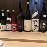 鮨 近藤 - リストに無い本日の日本酒ラインナップ