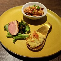 札幌菜 虎鯨 - 前菜三種銘々盛り