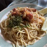 スパゲティハウス HIROSHI - めんたいこと照り焼きベーコン1580円