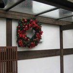 茶房 天井棧敷 - クリスマスのリース