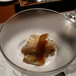 レシピ - スペ(アミューズかわはぎの肝とコンソメのジュレ)