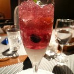 レシピ - ぶどう風味のクリスタルゼリー　クープ仕立て