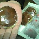 腰掛庵 - 「こどら」と「いちごわらびもち」