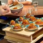 横浜みかん - いくらを乗せて仕上げますよ