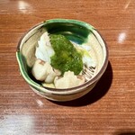 横浜みかん - 白身魚　ニラのヒスイソース