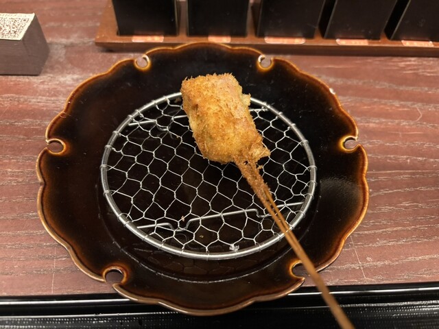 kabagon - Kurakuenguchi/Kushi-age (Deep-fried skewers) | Tabelog