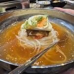 福島 焼肉 萬心 - 冷麺