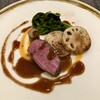 スープとカレー ボンジョルネ - ●ヴィアンド（肉のメイン）
                エゾ鹿もも肉のポワレ
                ポワブラードソース
                レンコン・玉ねぎ