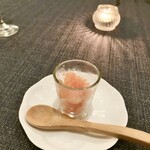 スープとカレー ボンジョルネ - ●お口直し
      グレープフルーツのグラニテ