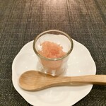 スープとカレー ボンジョルネ - ●お口直し
      グレープフルーツのグラニテ