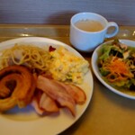 ホテルルートイン - 朝ご飯。