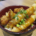 九州 鳥若丸 - 唐揚げとり天丼
