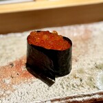 匠 進吾 - 嬉しい♪新いくら！
      魚卵の味は優しいけど、皮が薄くてフレッシュ♪