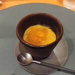 エンジン - 紹興酒と雲丹をかけた茶碗蒸し