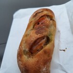 そらのひまわり - 料理写真:ソーセージバジルぱん